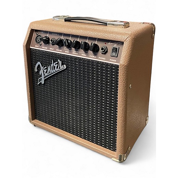 Used Fender Acoustasonic 15 Acoustic Guitar Combo Amp