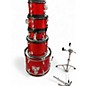 Used Gammon Percussion 5 Piece 5-PIECE JUNIOR SHELL PACK Satin Red Drum Kit thumbnail