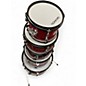 Used Gammon Percussion 5 Piece 5-PIECE JUNIOR SHELL PACK Satin Red Drum Kit