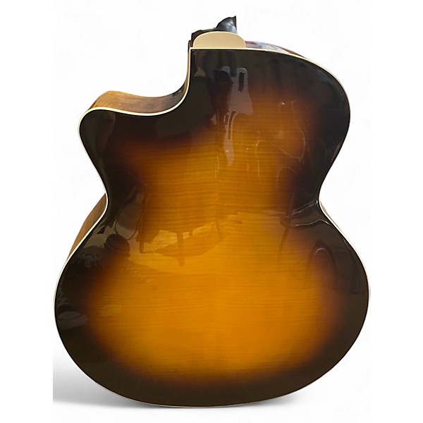 Used Guild F2512CE 2 Tone Sunburst 12 String Acoustic Electric Guitar