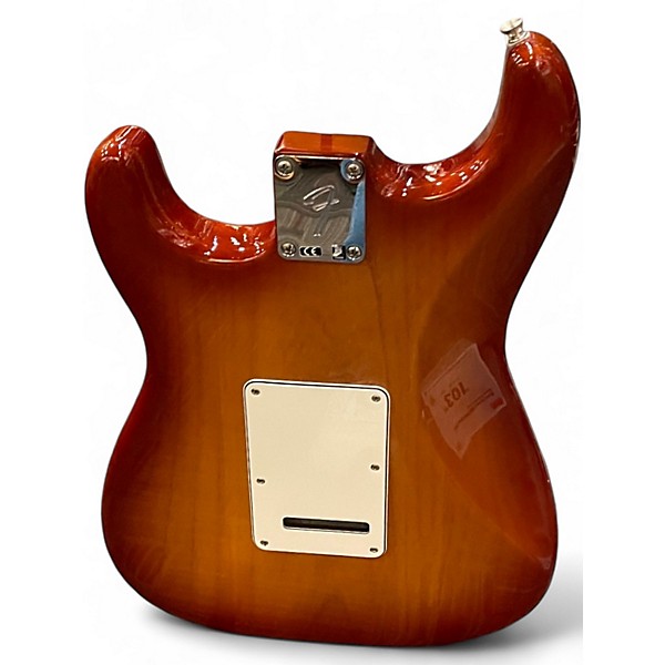 Used Fender LIMITED EDITION PLAYER STRATOCASTER 3 Tone Sunburst Solid Body Electric Guitar