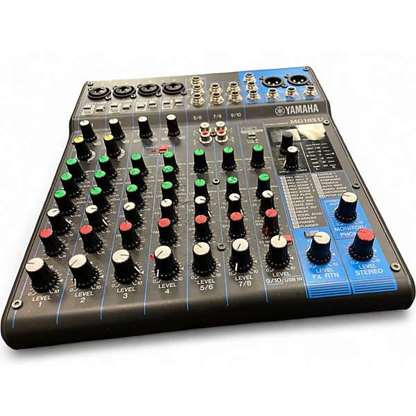 Used Yamaha MG10XU 10 Channel Mixer with Effects Unpowered Mixer