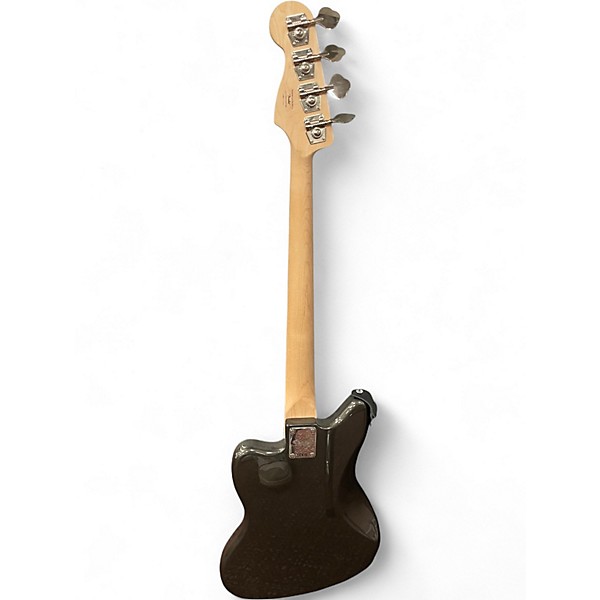 Used Squier Jaguar Bass Gray Electric Bass Guitar