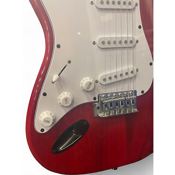Used Lyx CS-39 Cherry Solid Body Electric Guitar