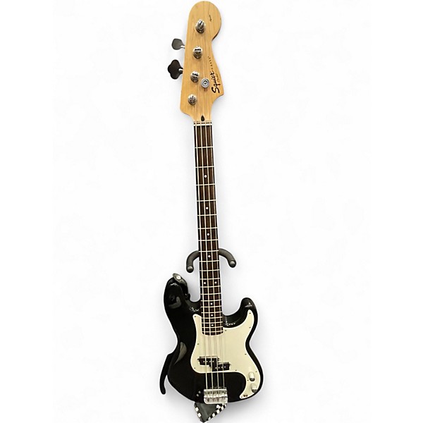 Used Squier Affinity Precision Bass Black Electric Bass Guitar