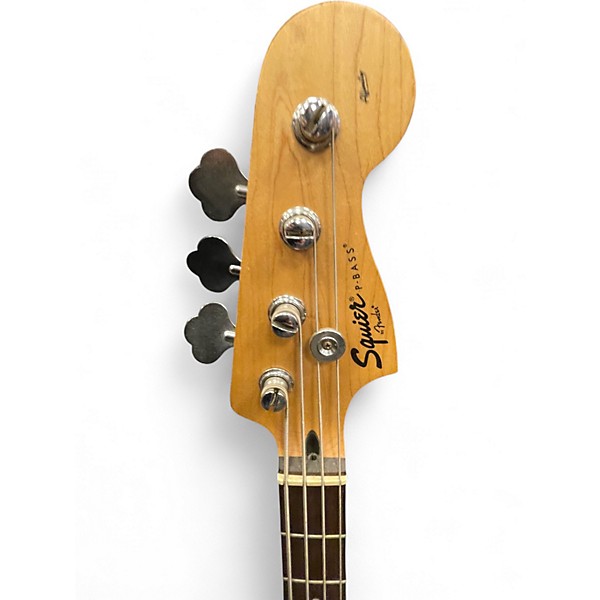 Used Squier Affinity Precision Bass Black Electric Bass Guitar