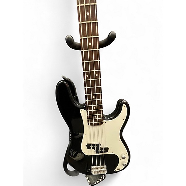 Used Squier Affinity Precision Bass Black Electric Bass Guitar