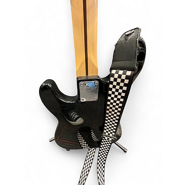 Used Squier Affinity Precision Bass Black Electric Bass Guitar