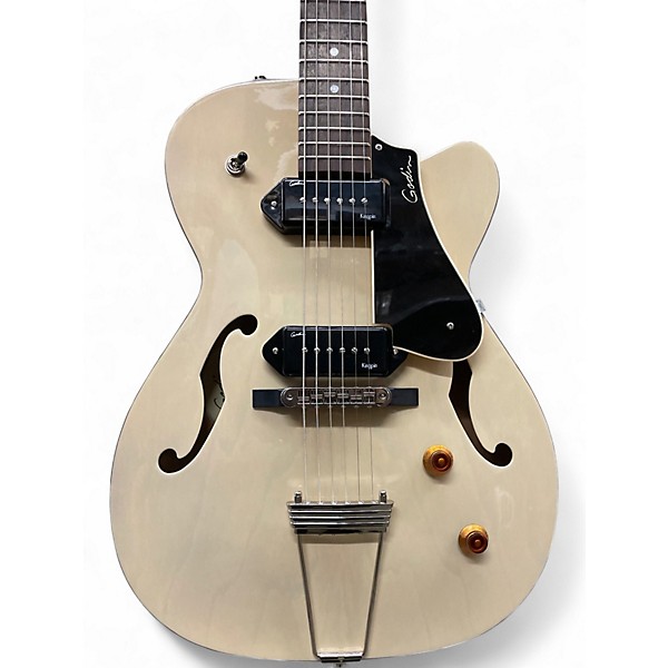 Used Godin 5TH AVENUE TL KINGPIN P90 Natural Hollow Body Electric Guitar