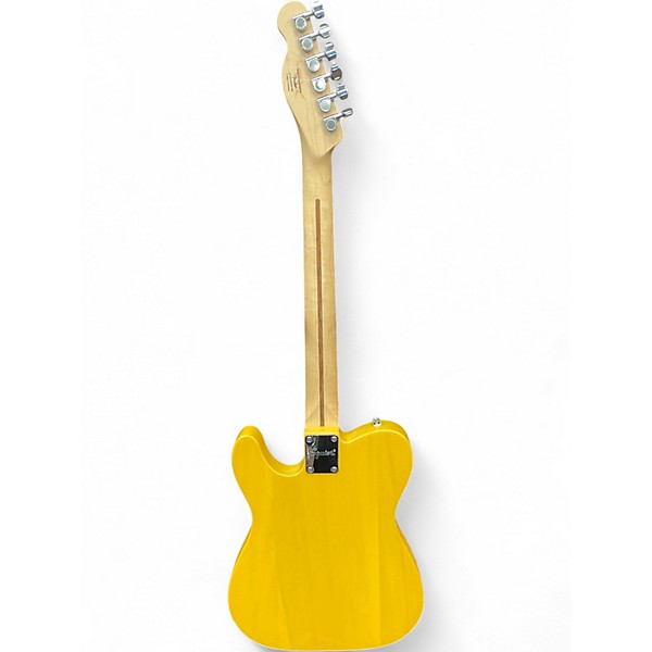 Used Squier Telecaster Yellow Solid Body Electric Guitar