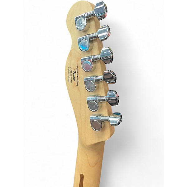 Used Squier Telecaster Yellow Solid Body Electric Guitar