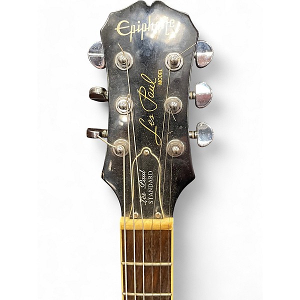 Used Epiphone Les Paul Standard Black Solid Body Electric Guitar