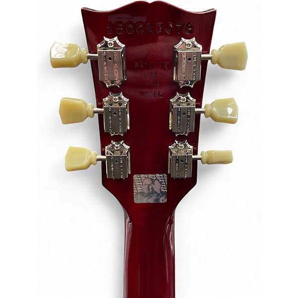 Used Gibson Les Paul Studio 2015 Trans Red Solid Body Electric Guitar