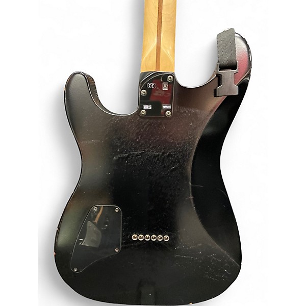 Used Fender jim root stratocaster Black Solid Body Electric Guitar