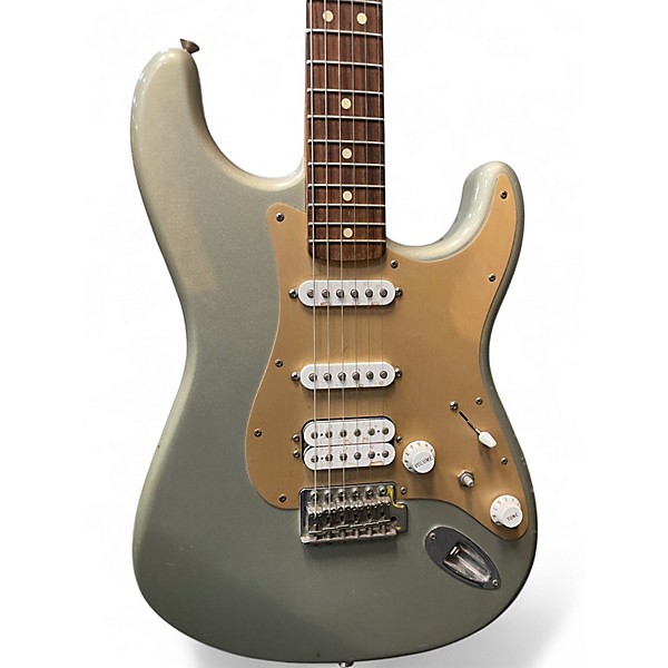 Used Fender STANDARD STRATOCASTER HSS Silver Solid Body Electric Guitar