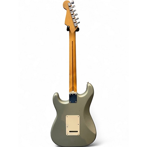 Used Fender STANDARD STRATOCASTER HSS Silver Solid Body Electric Guitar