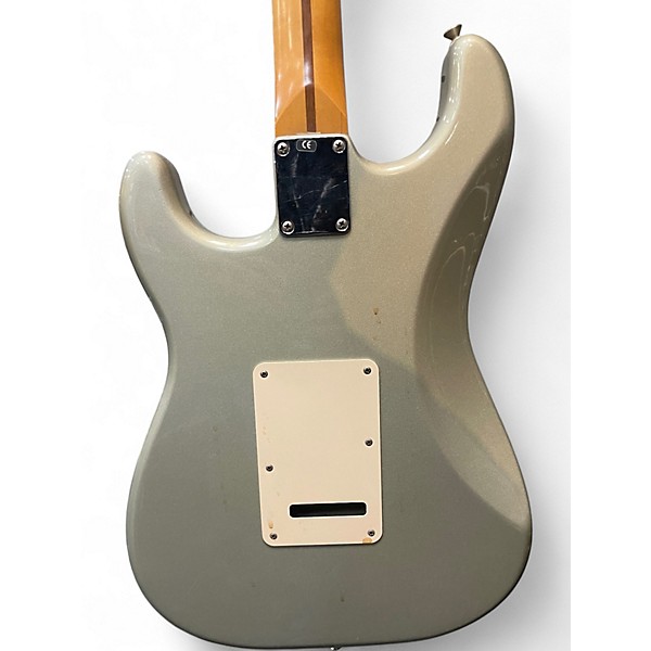 Used Fender STANDARD STRATOCASTER HSS Silver Solid Body Electric Guitar