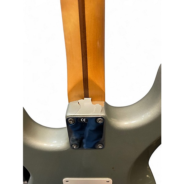 Used Fender STANDARD STRATOCASTER HSS Silver Solid Body Electric Guitar