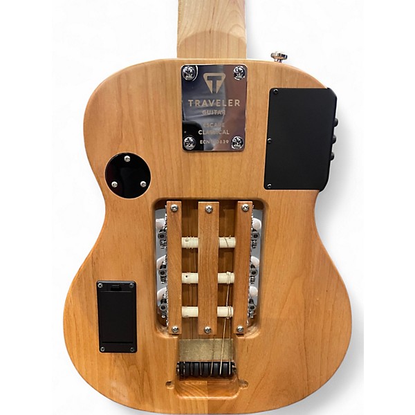 Used Traveler Guitar ESCAPE Natural Classical Acoustic Electric Guitar