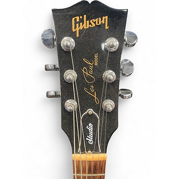 Used Gibson Les Paul Studio 2 Tone Sunburst Solid Body Electric Guitar