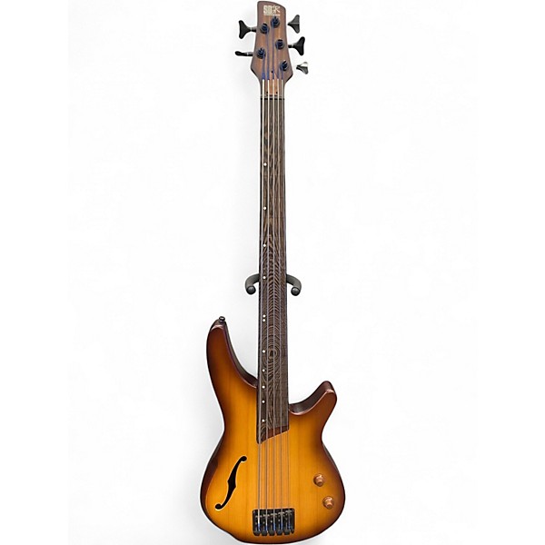 Used Ibanez Ibanez SRH500F Brown Sunburst Electric Bass Guitar