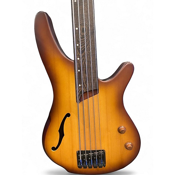Used Ibanez Ibanez SRH500F Brown Sunburst Electric Bass Guitar