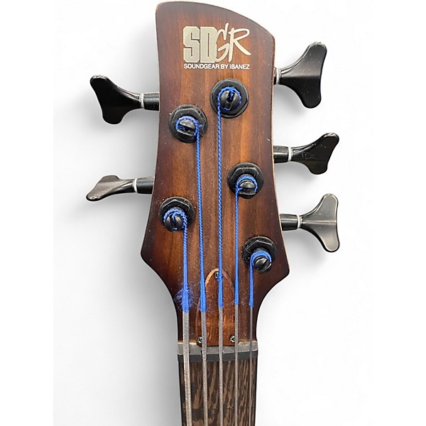 Used Ibanez Ibanez SRH500F Brown Sunburst Electric Bass Guitar