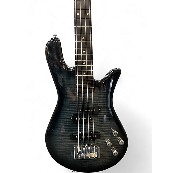 Used Spector legend 4 classic Trans Black Electric Bass Guitar