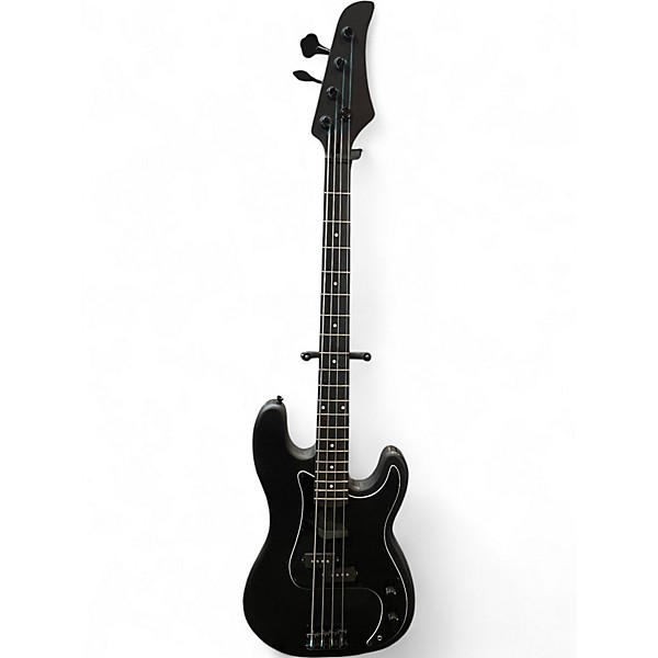 Used Miscellaneous double cut Black Electric Bass Guitar