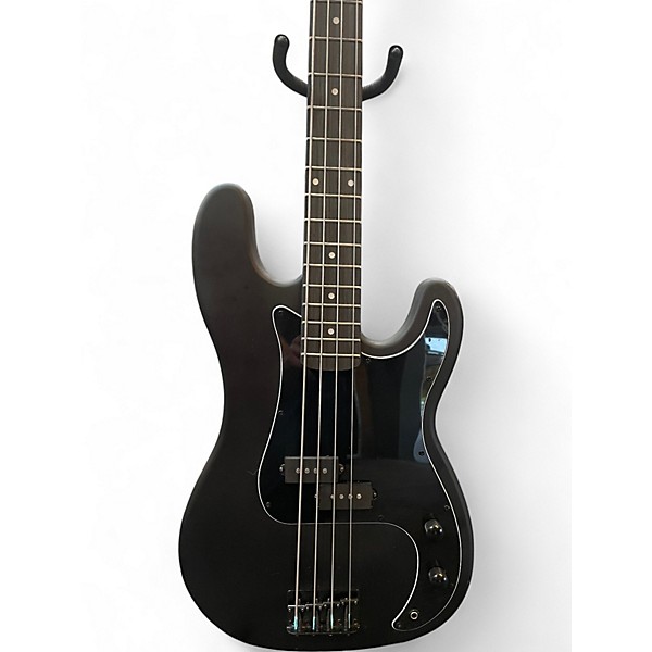 Used Miscellaneous double cut Black Electric Bass Guitar