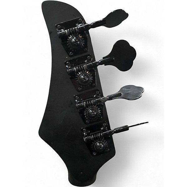 Used Miscellaneous double cut Black Electric Bass Guitar