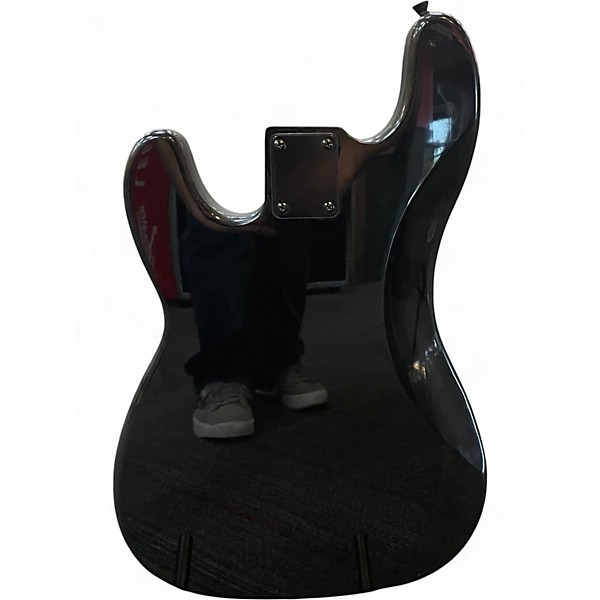 Used Miscellaneous double cut Black Electric Bass Guitar