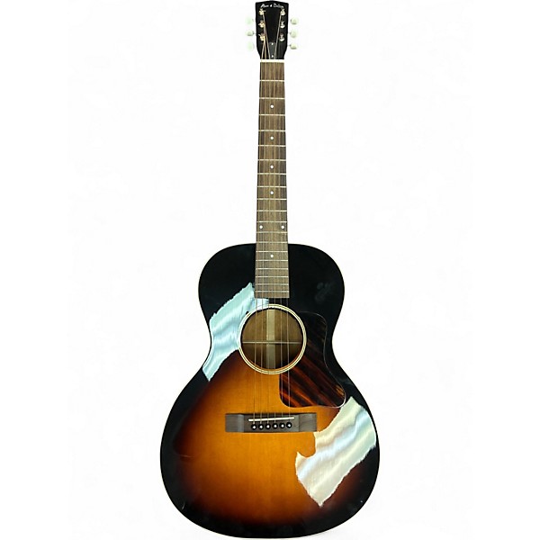 Used Huss & Dalton CROSSROADS 2 Tone Sunburst Acoustic Guitar