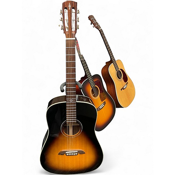 Used Alvarez MDR70ESB Sunburst Acoustic Electric Guitar
