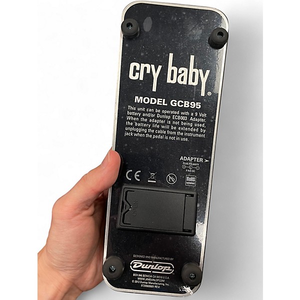 Used Dunlop GCB95 Original Crybaby Wah Effect Pedal