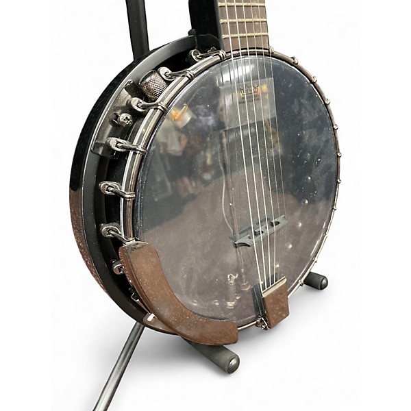 Used Dean BW6E Backwoods Black Banjo