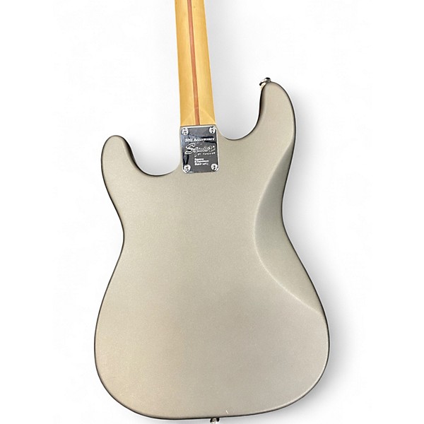 Used Squier Bullet Stratocaster 20th Anniversary Metallic Gray Solid Body Electric Guitar