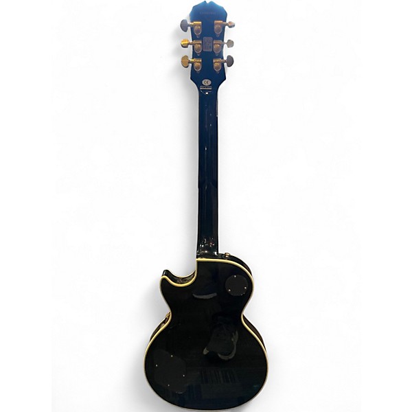 Used 2004 Epiphone Les Paul Black Beauty 3 Black Solid Body Electric Guitar