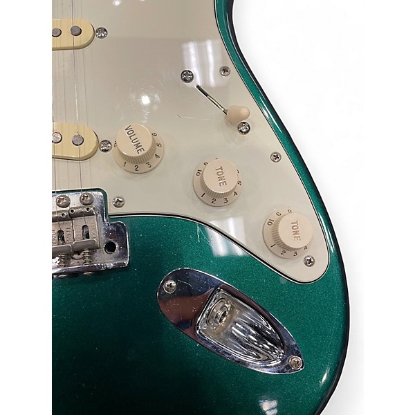 Used Fender Player Stratocaster Green Solid Body Electric Guitar