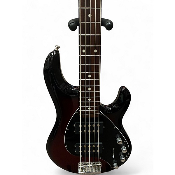 Used Ernie Ball Music Man STINGRAY 5 SPECIAL HH LIMITED Red to Black Fade Electric Bass Guitar