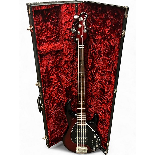 Used Ernie Ball Music Man STINGRAY 5 SPECIAL HH LIMITED Red to Black Fade Electric Bass Guitar