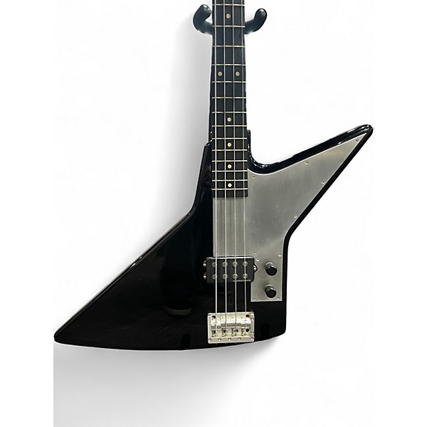 Used Artesian Bass Works 4 String Black Electric Bass Guitar