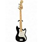 Used Squier Bronco Black Electric Bass Guitar thumbnail