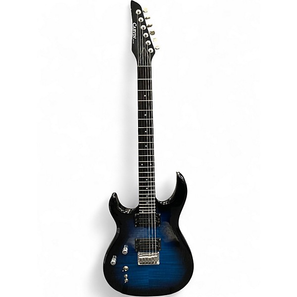 Used 1997 Carvin dc127t Blue to Black Fade Electric Guitar