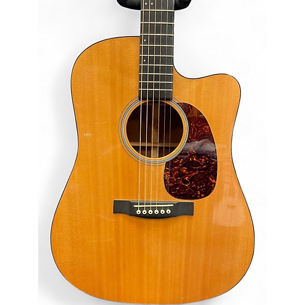 Used Martin DCPA4 Natural Acoustic Electric Guitar