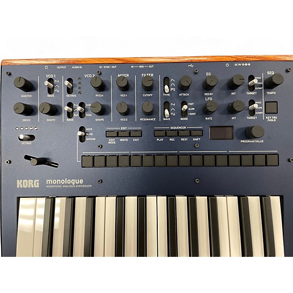 Used KORG Monologue Blue Synthesizer