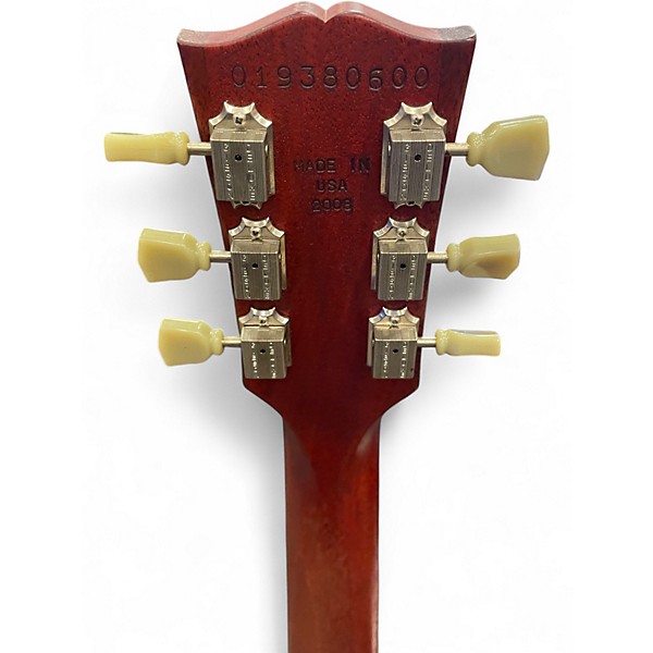 Used 2008 Gibson Les Paul Studio Wine Red Solid Body Electric Guitar