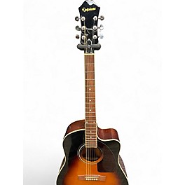 Used Epiphone AJ220SCE 3 Color Sunburst Acoustic Electric Guitar