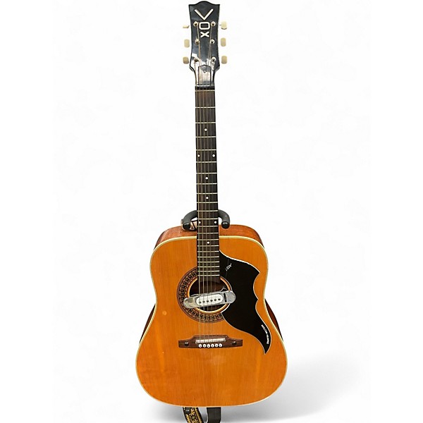 Used VOX V238 Country Western Natural Acoustic Electric Guitar
