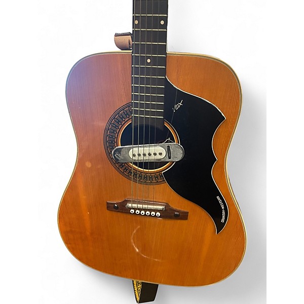 Used VOX V238 Country Western Natural Acoustic Electric Guitar